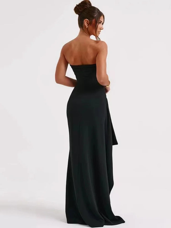2024 Summer Collection Elegant Backless Sleeveless Evening Dress for Women